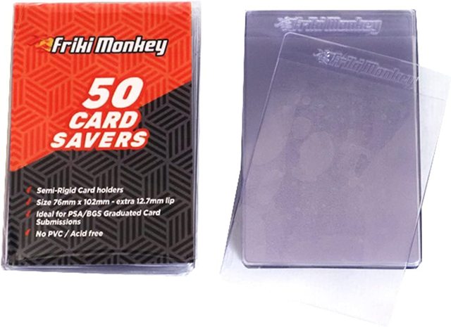 Card Saver 1, pack of 50 PSA Grader Card Sleeves, 76x102 Card Holder, Card  Protector Sleeves for grading cards - AliExpress